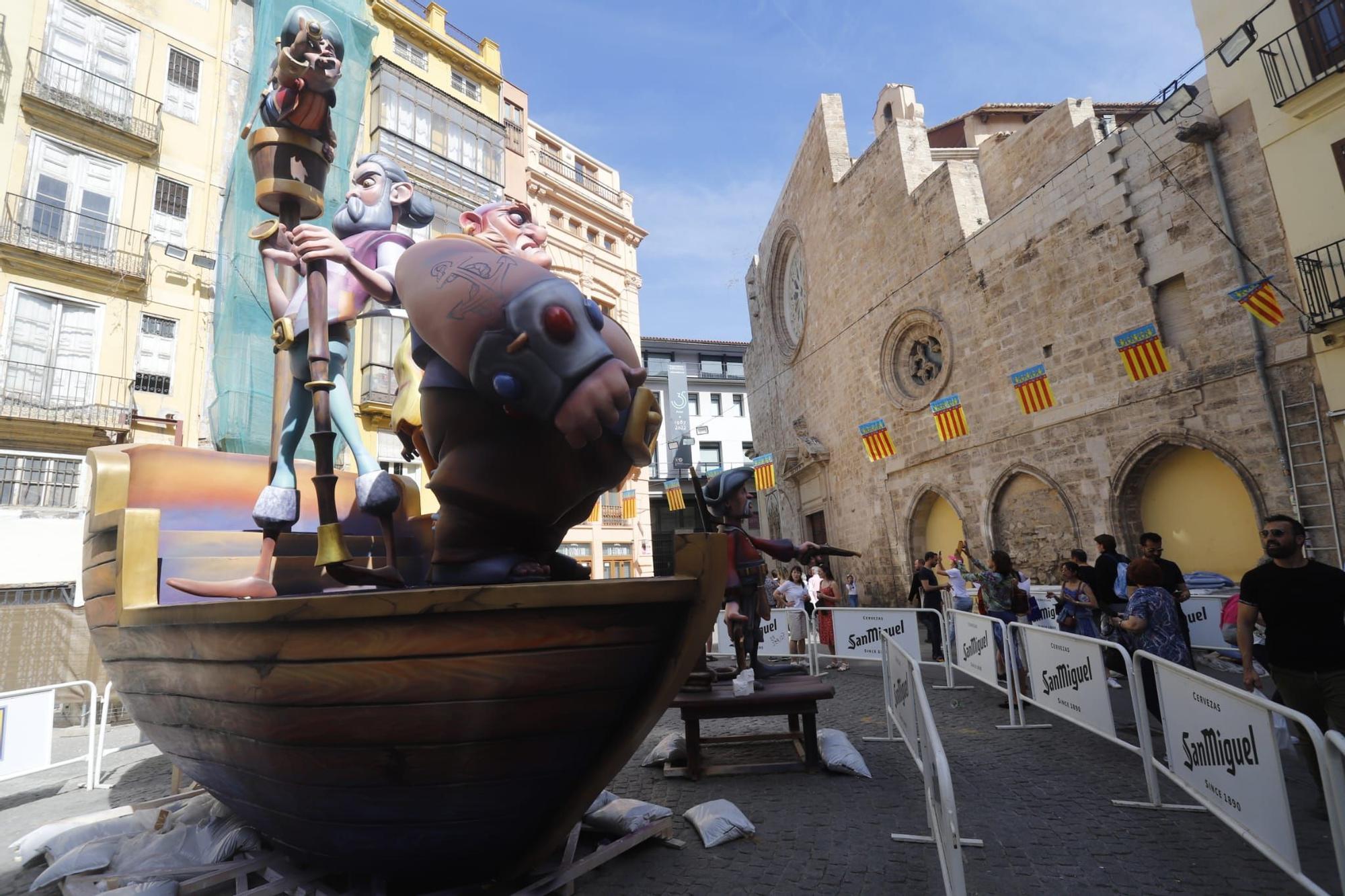 El ambiente fallero y el calor, protagonistas este domingo en València