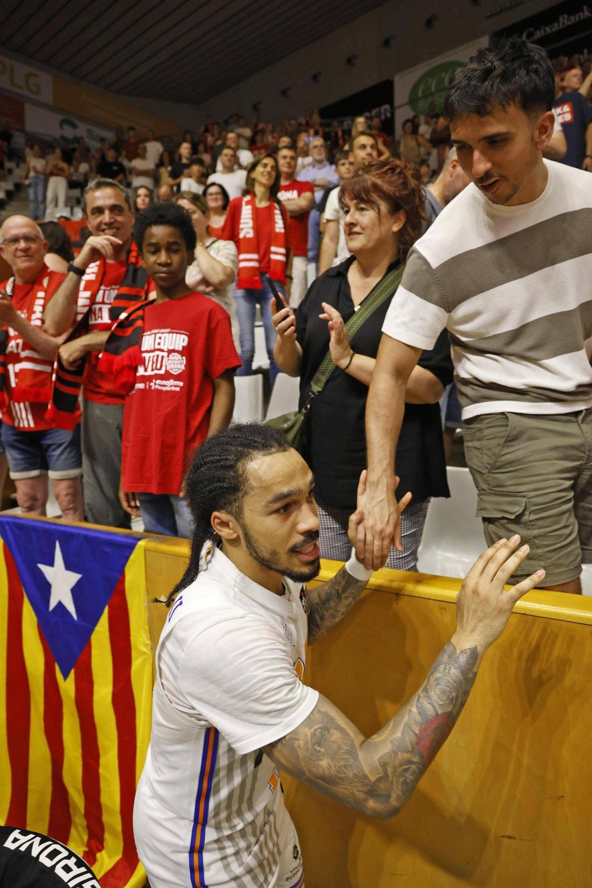 Les imatges del Bàsquet Girona - Joventut Badalona
