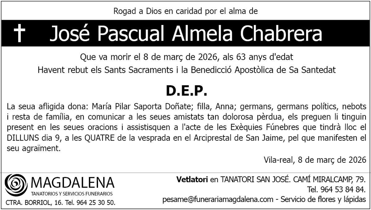 José Pascual Almela Chabrera