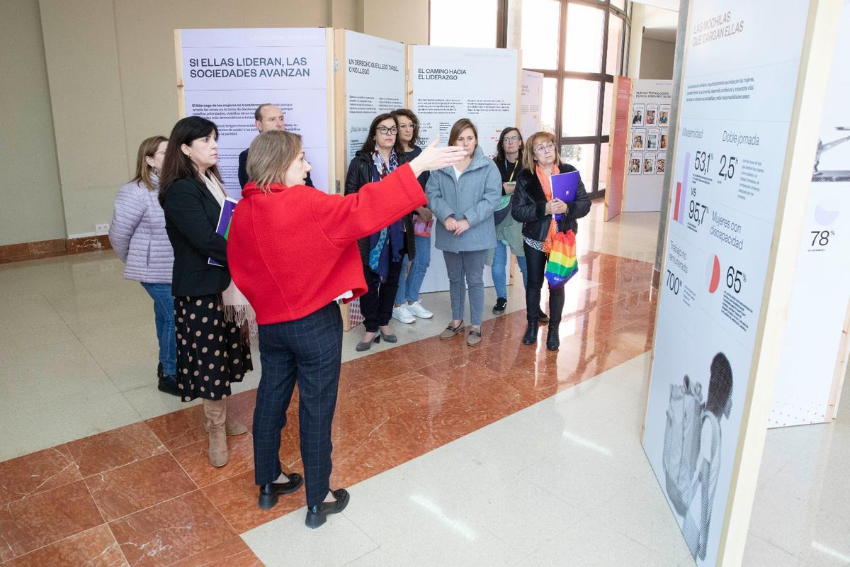Imagen de la inauguración de la muestra.