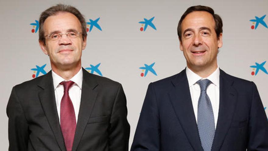 Gual y Cortázar, presidente y consejero delegado de Caixabank.
