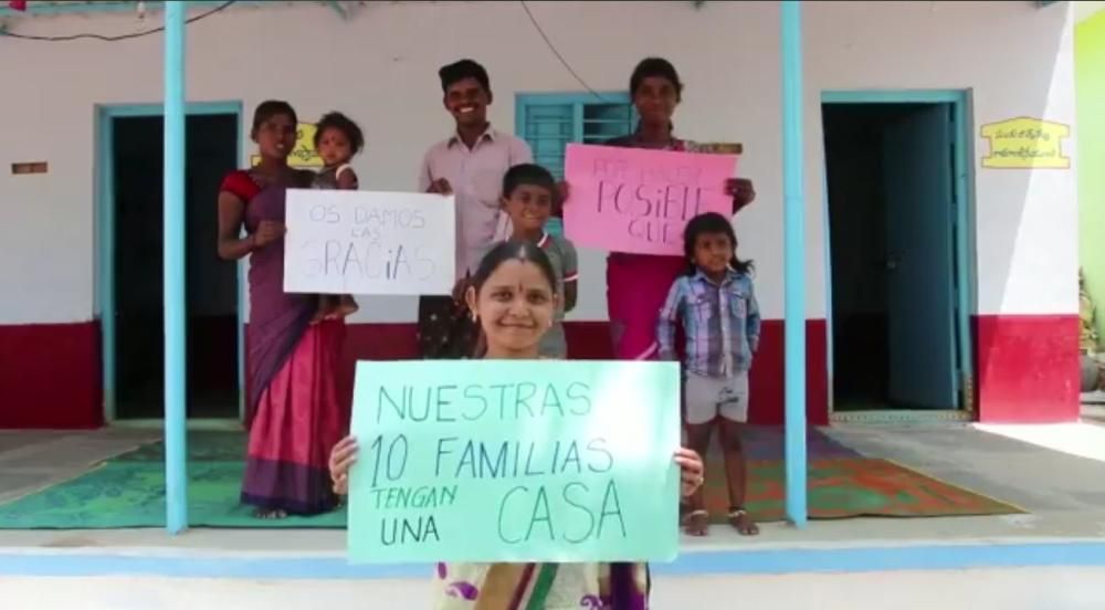 La falla Convento Jerusalén construye casas en India