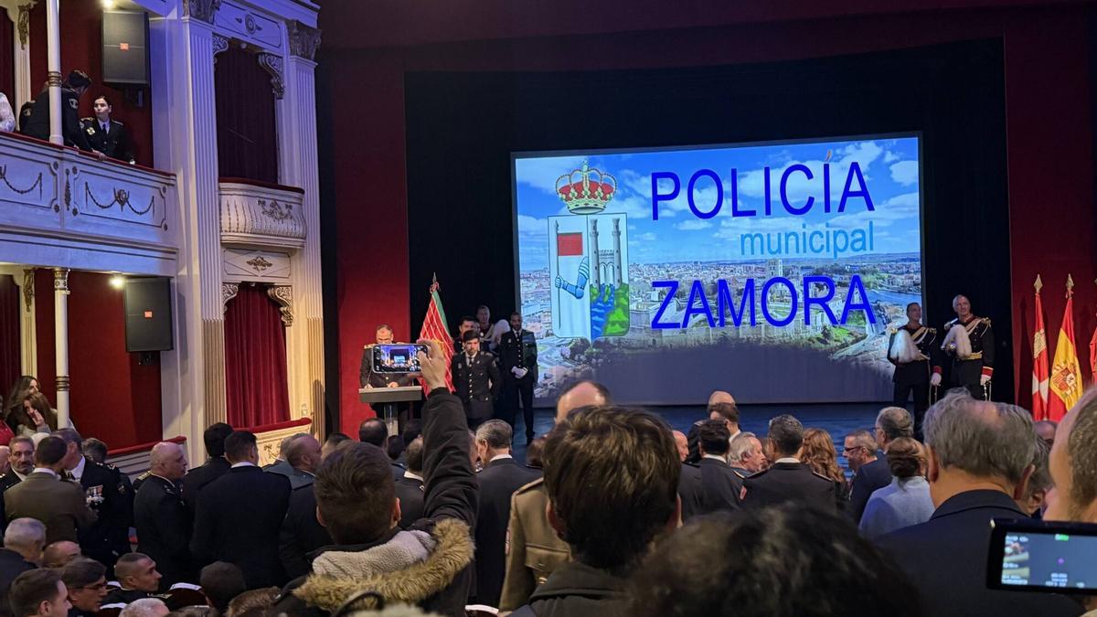 Un acto de la Policía Municipal.