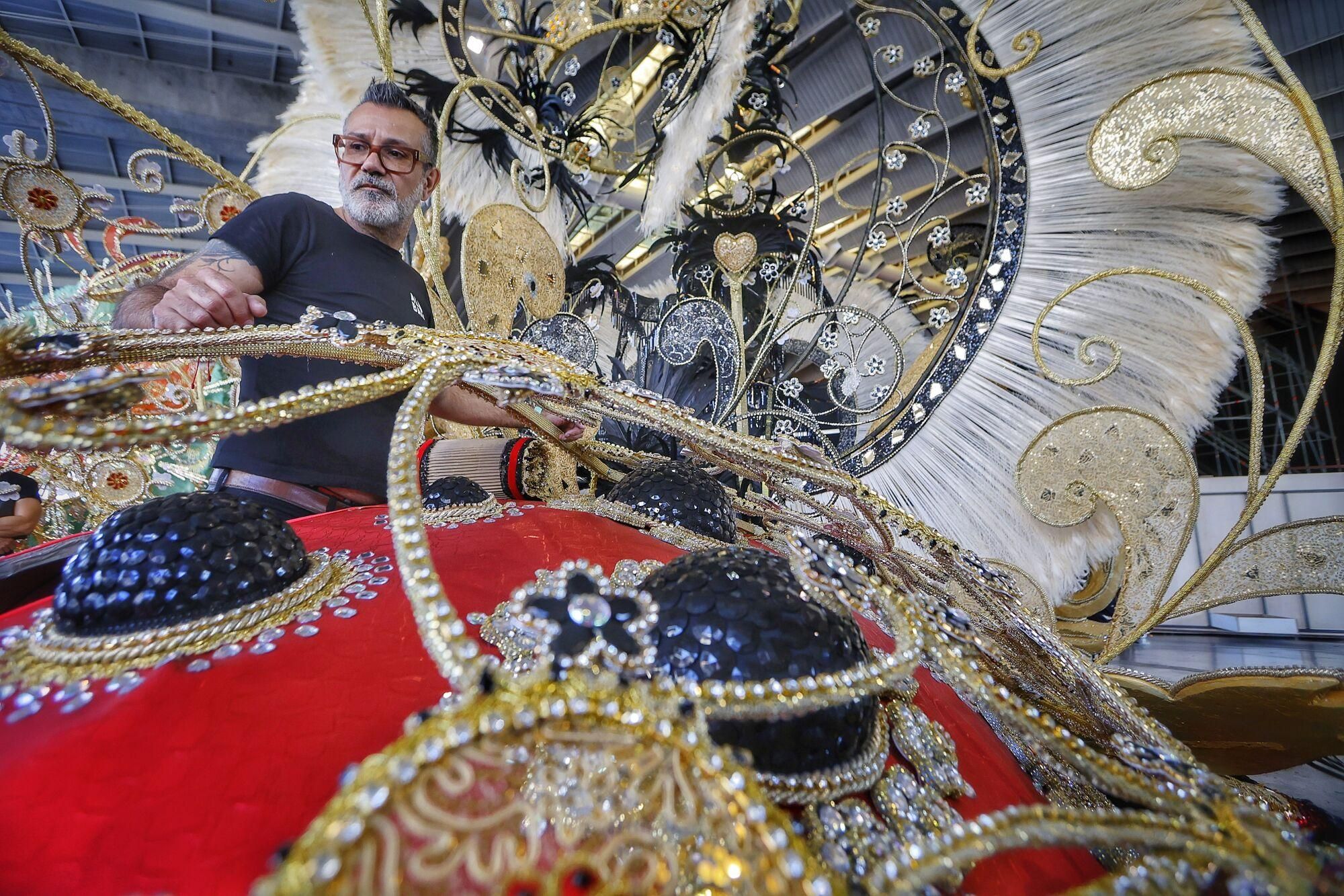 Backstage de la Gala de la Reina de Santa Cruz de Tenerife