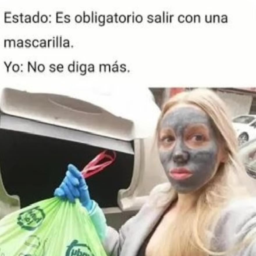 Algunos memes 'enmascarados'