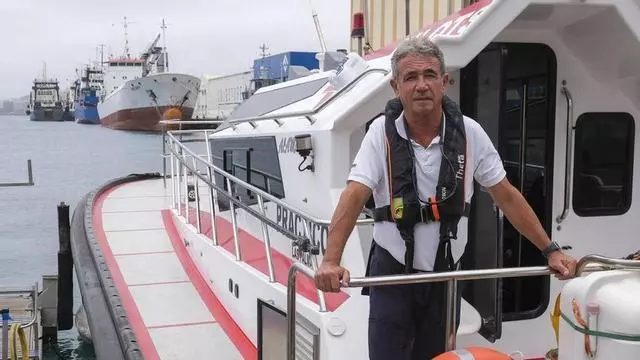 Sergio Díaz explica cuál es la función de un práctico en el Puerto de Las Palmas
