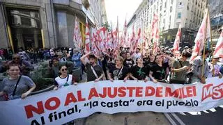 Argentina: primera protesta social contra el gobierno de ultraderecha