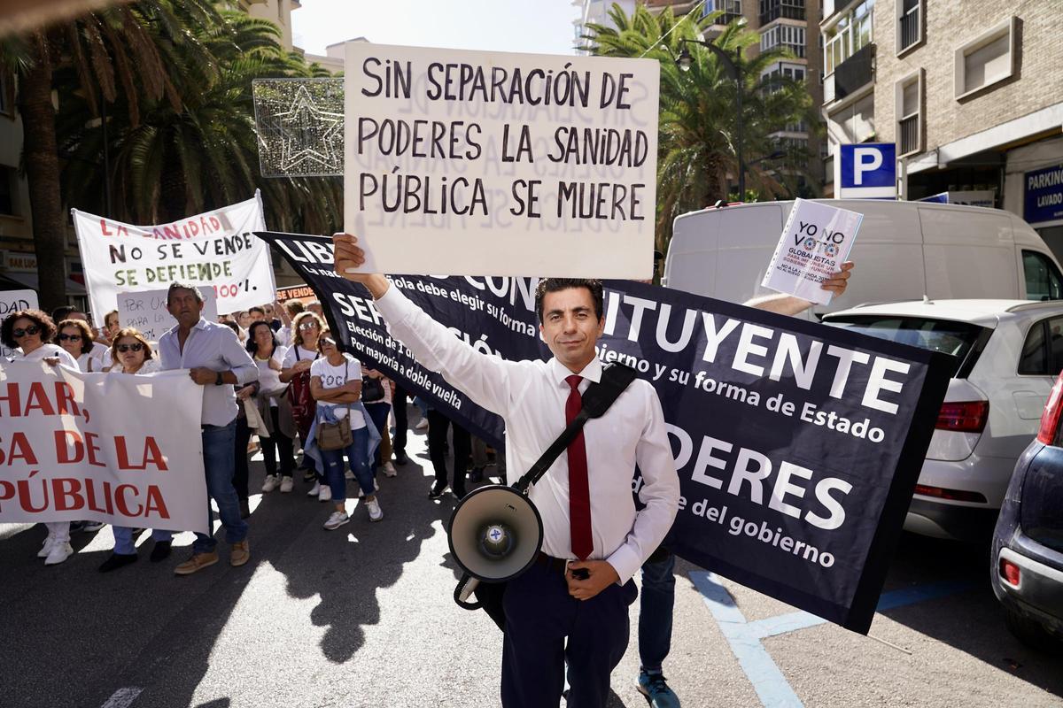 Marea Blanca se manifiesta por la sanidad pública en Málaga