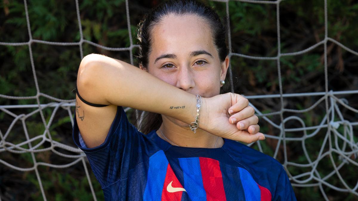 Núria Rábano posa para SPORT antes de empezar su primera temporada en el Barça