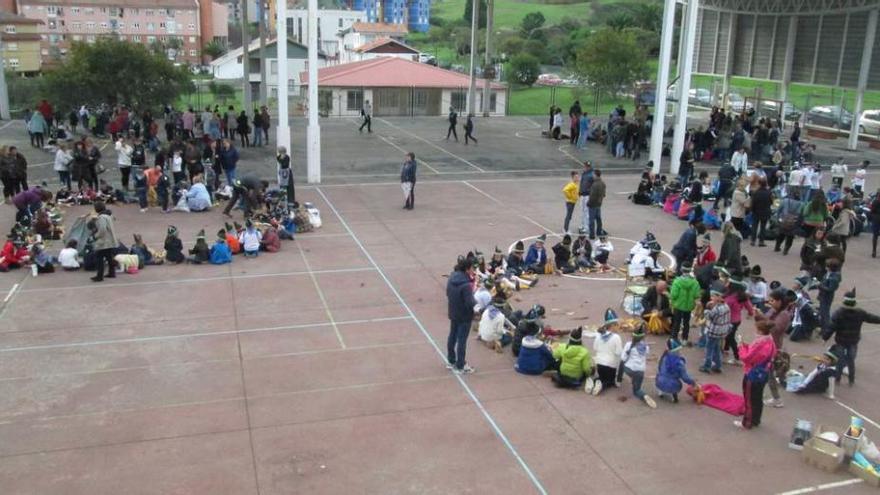 Amagüestu del colegio Poeta Antón, el año pasado.