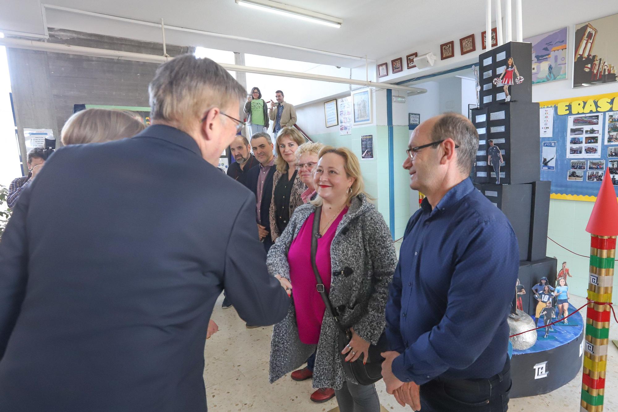 Ximo Puig inaugura la ampliación del IES Thader de Orihuela