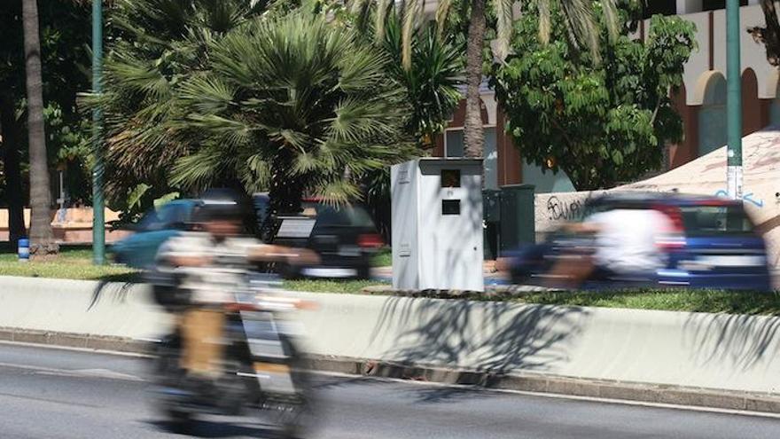 Control de velocidad en la avenida de Andalucía.