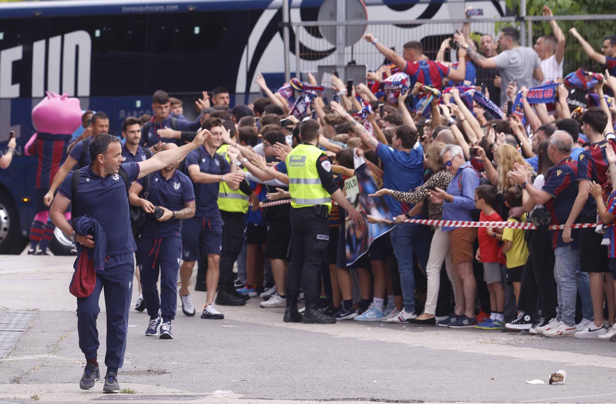 Así fue la emocionante recepción al Levante UD