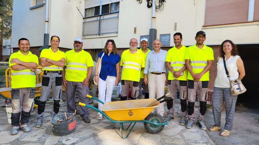 La brigada de barri clou amb 105 actuacions de millora a l’espai públic l&#039;estada al Xup de Manresa