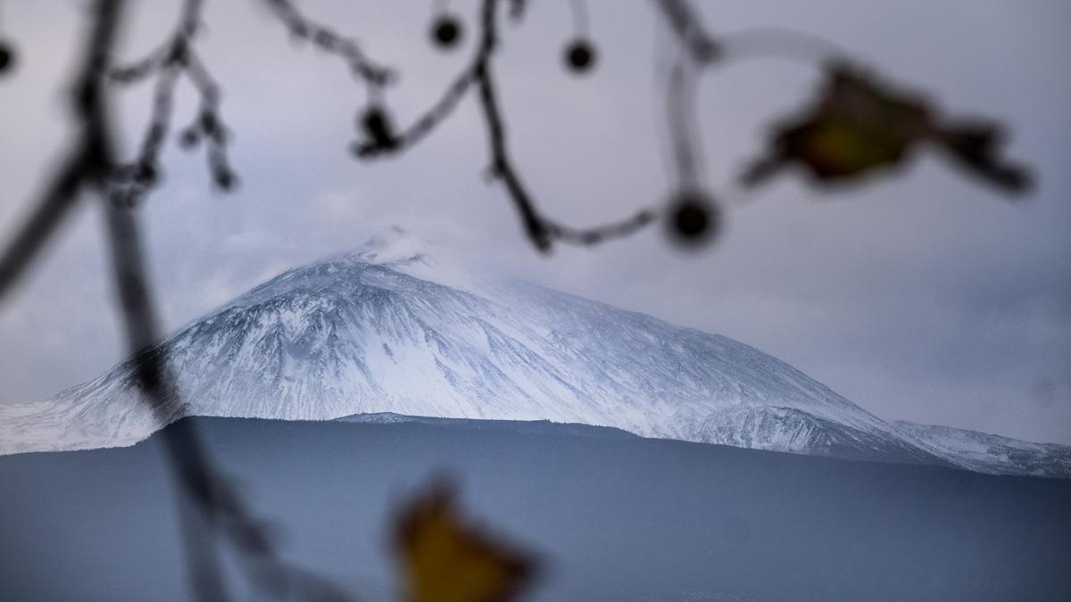 Teide nevada.