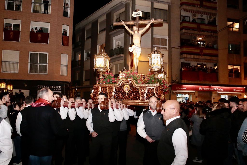 Imágenes del encuentro de las tres imágenes de la Archicofradía del Cristo de la Sangre de Lorca