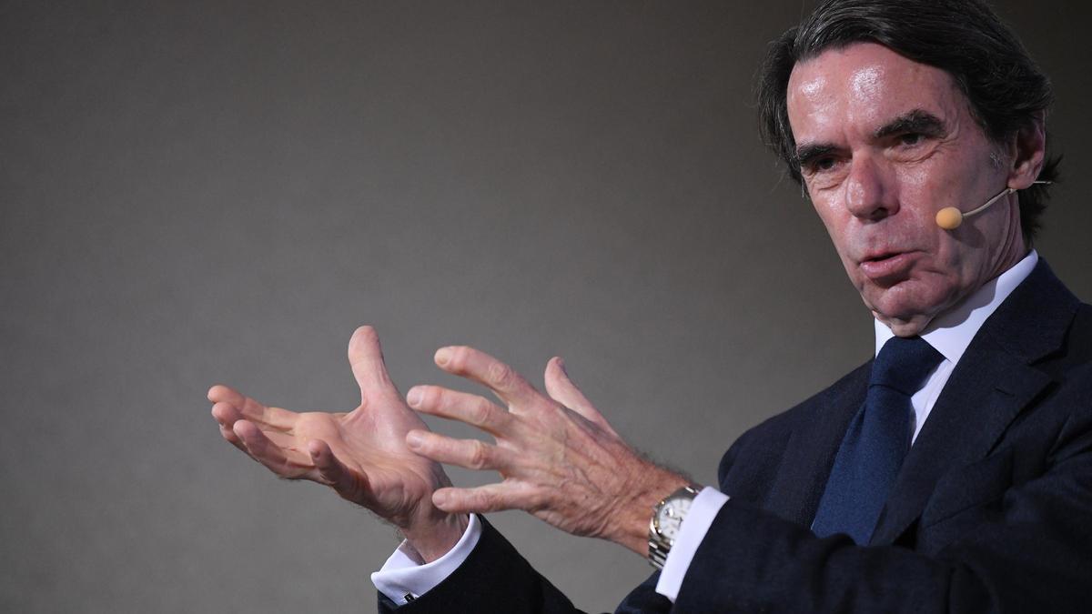 El expresidente del Gobierno José María Aznar, inaugura la jornada 'La guerra de Ucrania y su relación con la crisis en Oriente Medio'