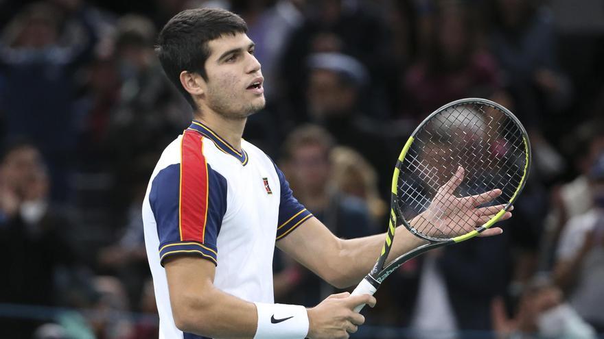 Carlos Alcaraz pierde ante Gaston en los octavos de final de París