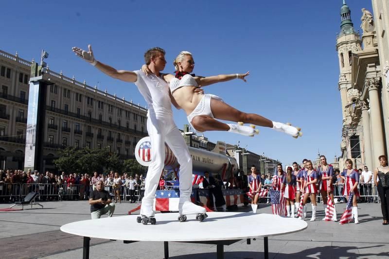 Presentación del Circo Italiano en la Plaza del PIlar