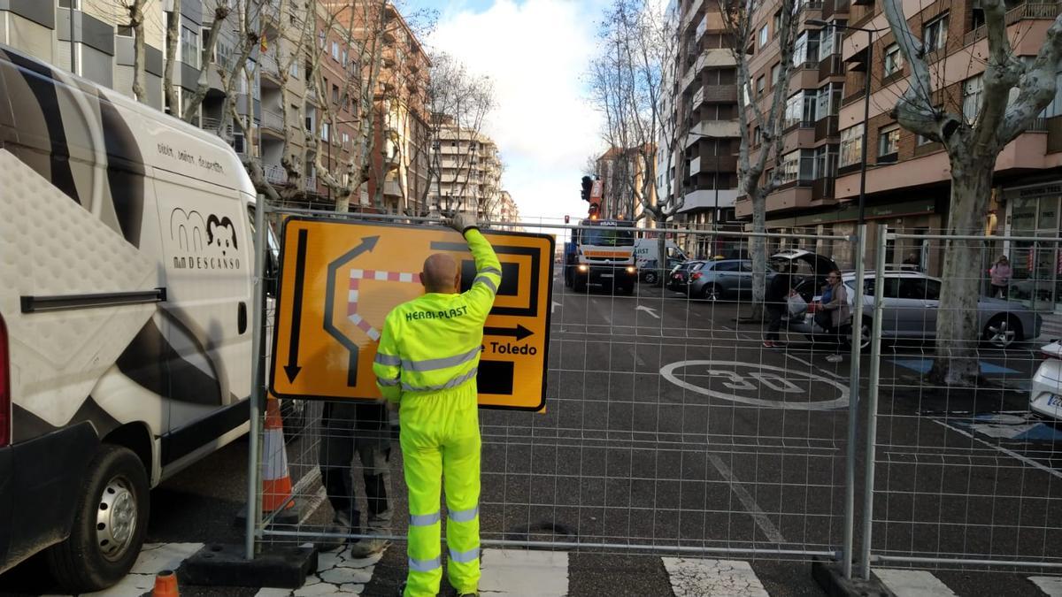 Nuevo corte en una calle de Zamora: Los cambios en el tráfico que debes tener en cuenta