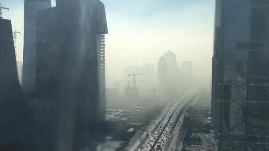 La contaminación china rompe los límites de medición