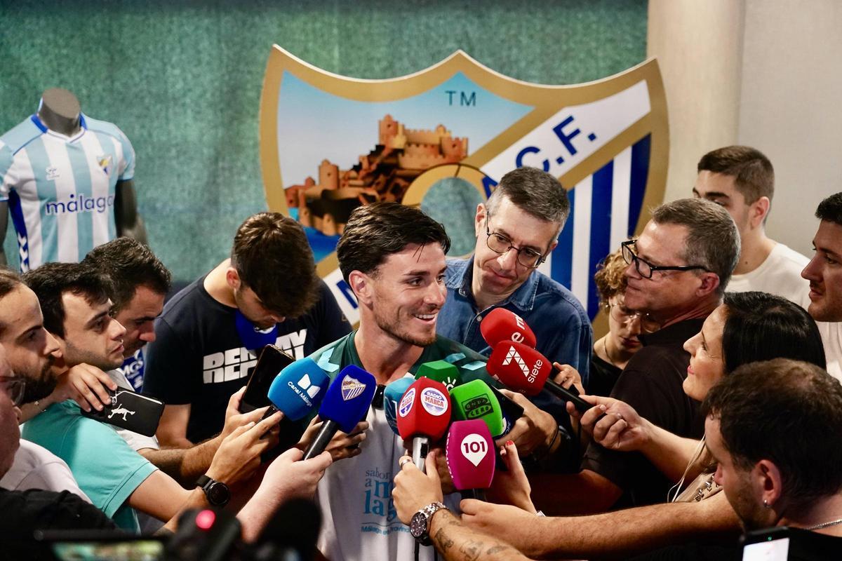 Murillo es una de las figuras imprescindibles del Málaga CF a las puertas del play off.