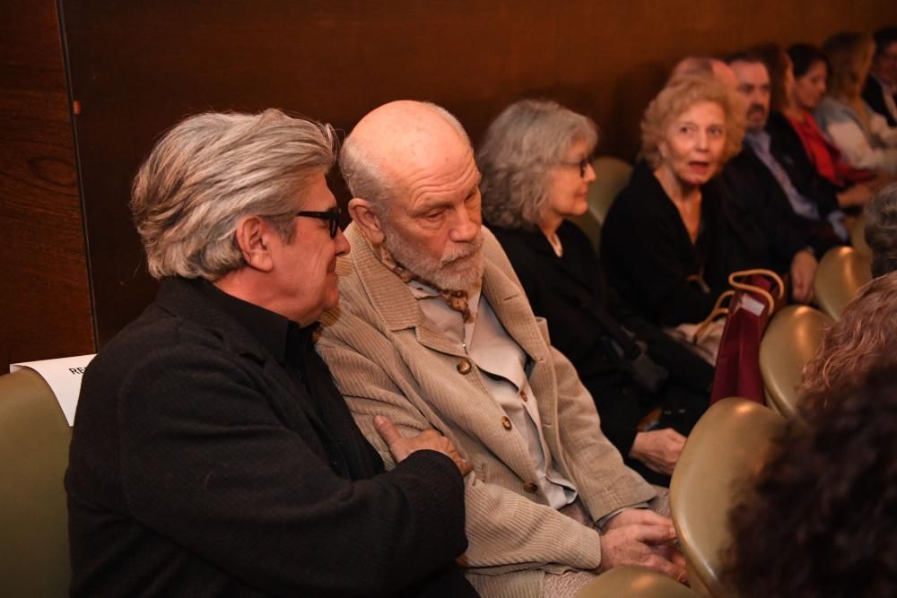 John Malkovich, en el teatro Colón de A Coruña