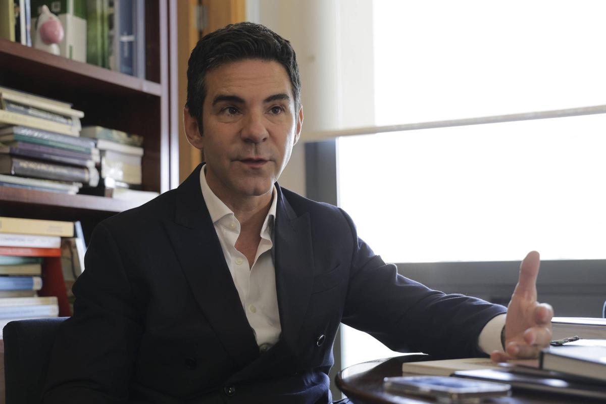 González Tornel, durante la entrevista.