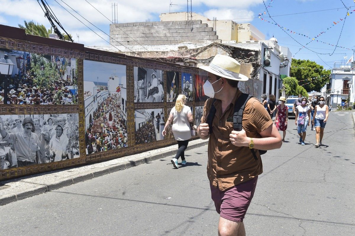 La pandemia impide la Fiesta de la Rama en Agaete