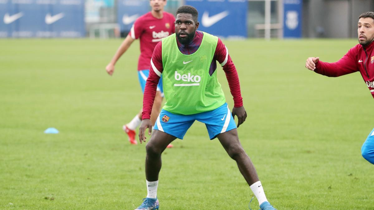 Umtiti regresa a los entrenamientos