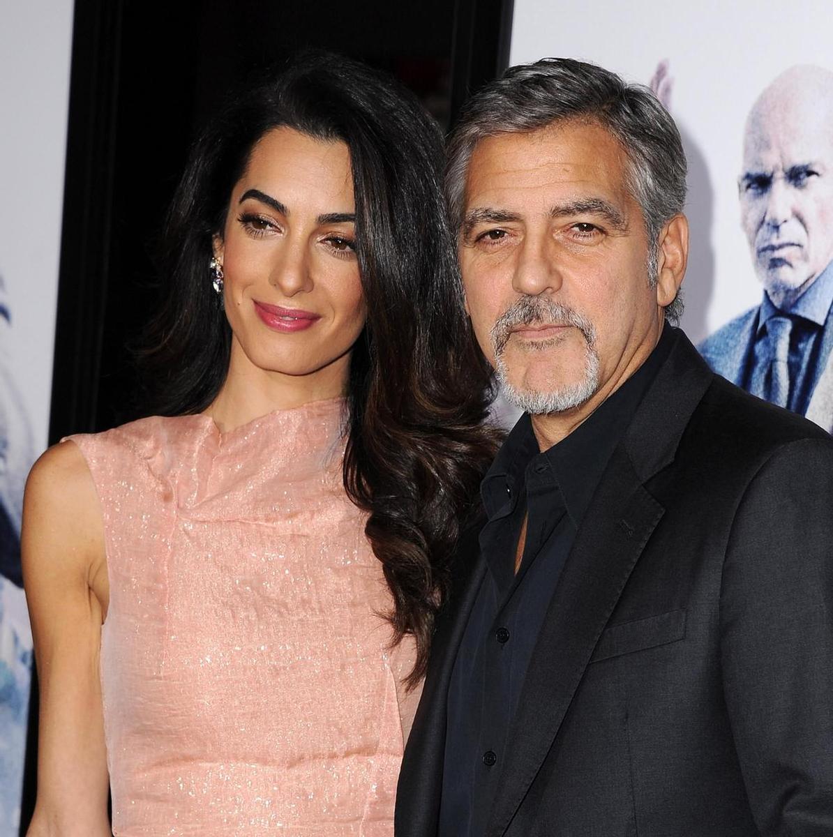 Amal y George Clooney en Los Angeles
