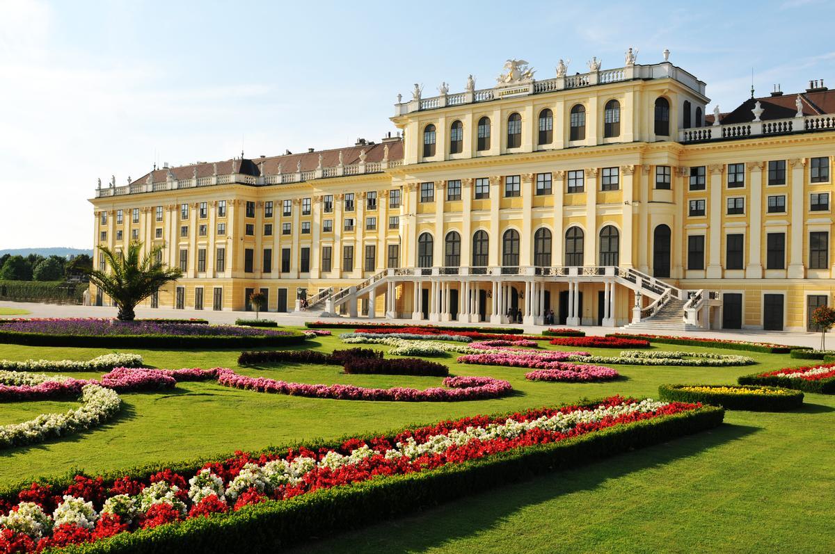 La fachada del Palacio Schönbrunn