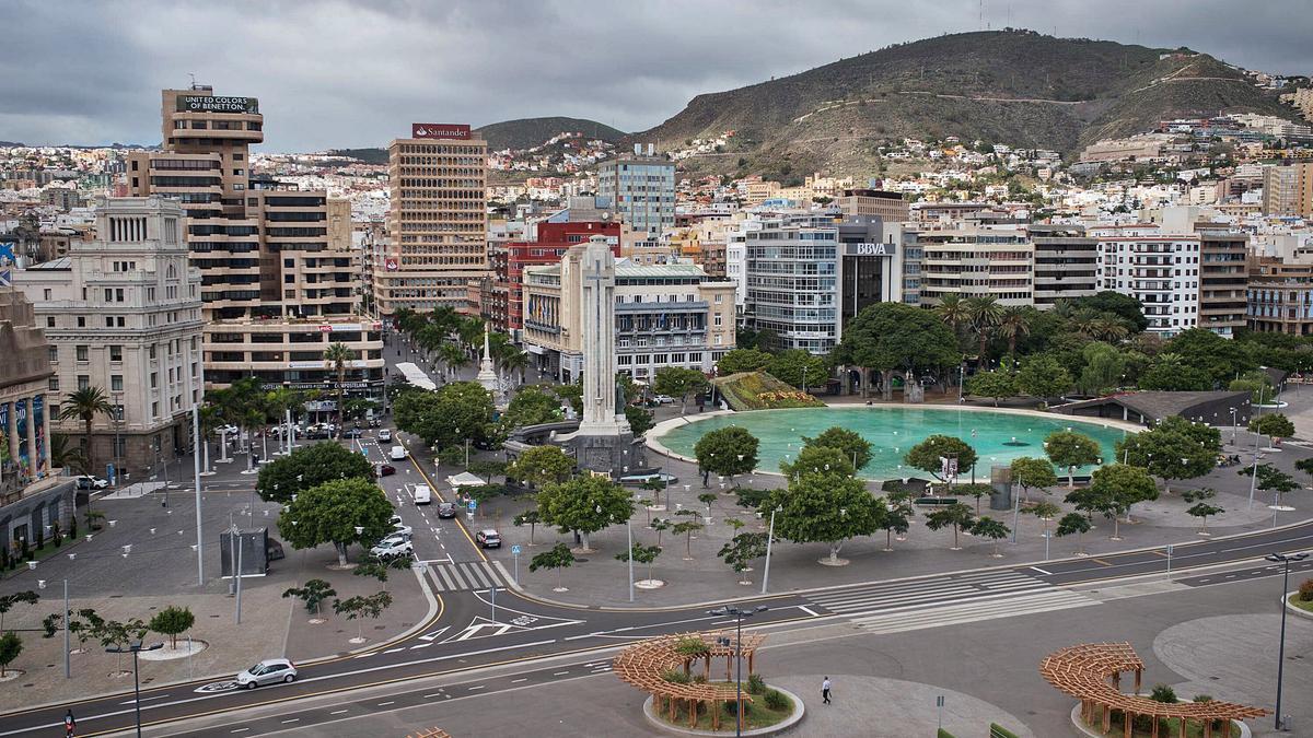 Panorámica del centro de Santa Cruz de Tenerife.