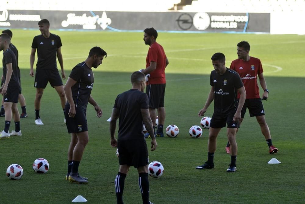 Entrenamiento del FC Cartagena en el Cartagonova (07/06/2019)