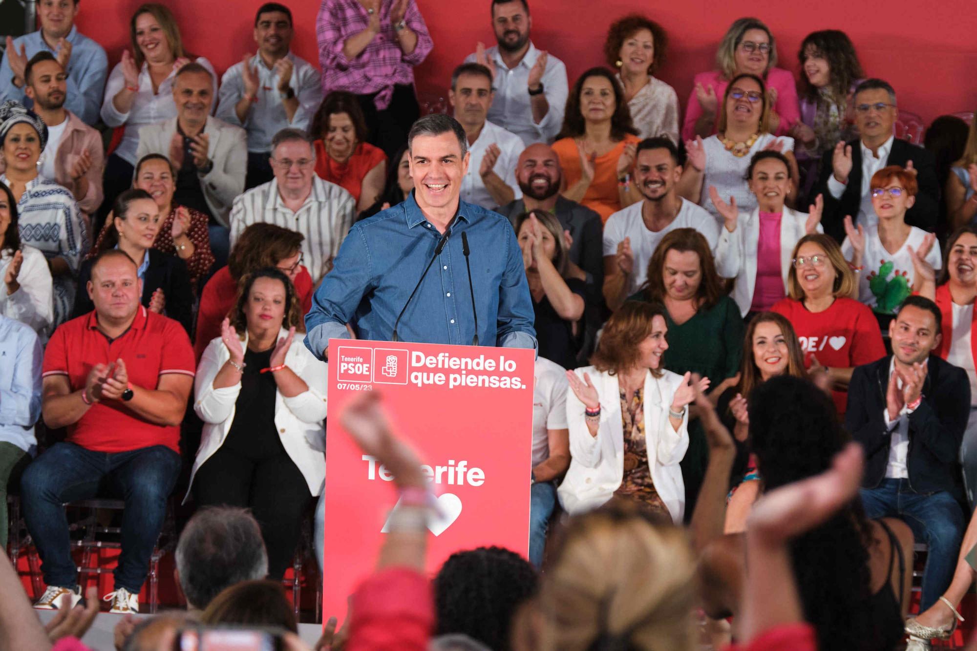 Mitin de Pedro Sánchez en Tenerife