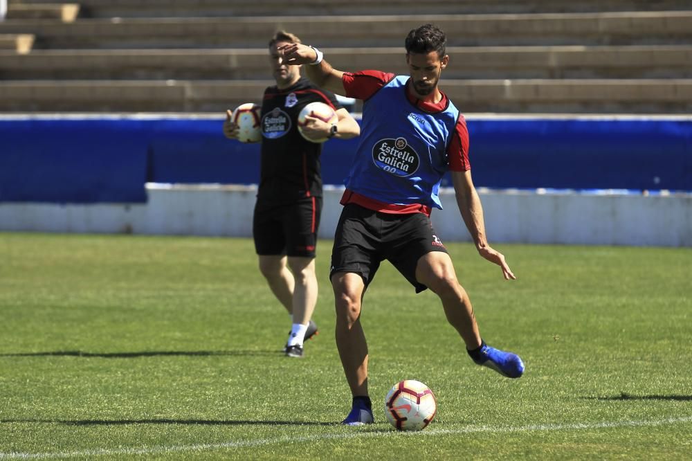 El Dépor prepara en Benidorm el partido del Elche