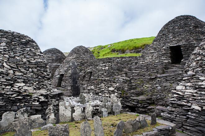 Skellig Michael - construcciones de piedra