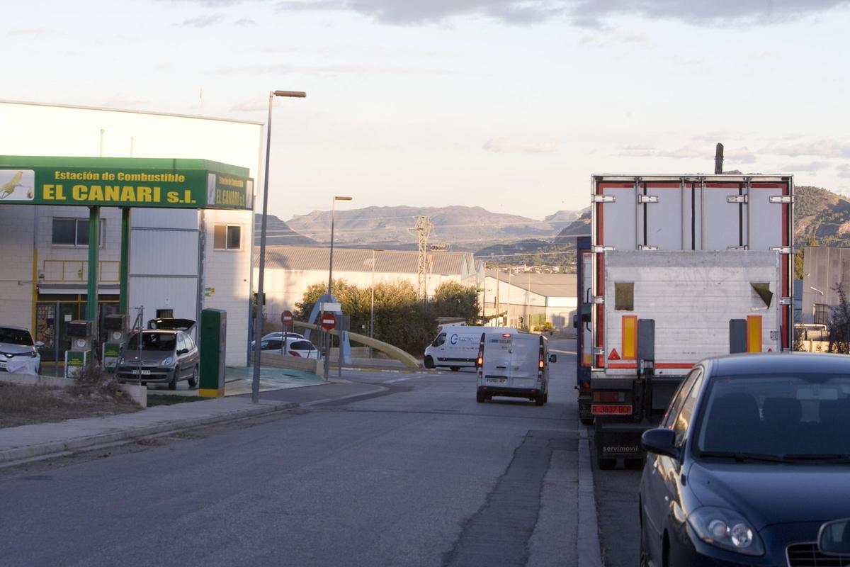 Polígono industrial El Canari de l'Alcúdia de Crespins.