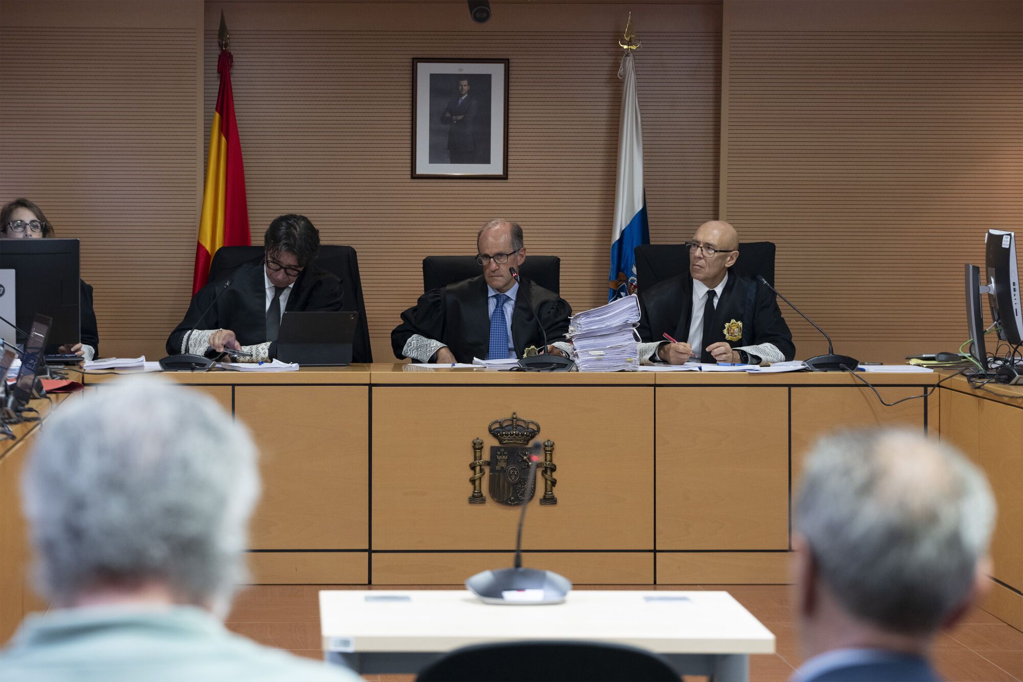 Primera sesión del juicio en Arrecife de la última pieza del 'caso Montecarlo'
