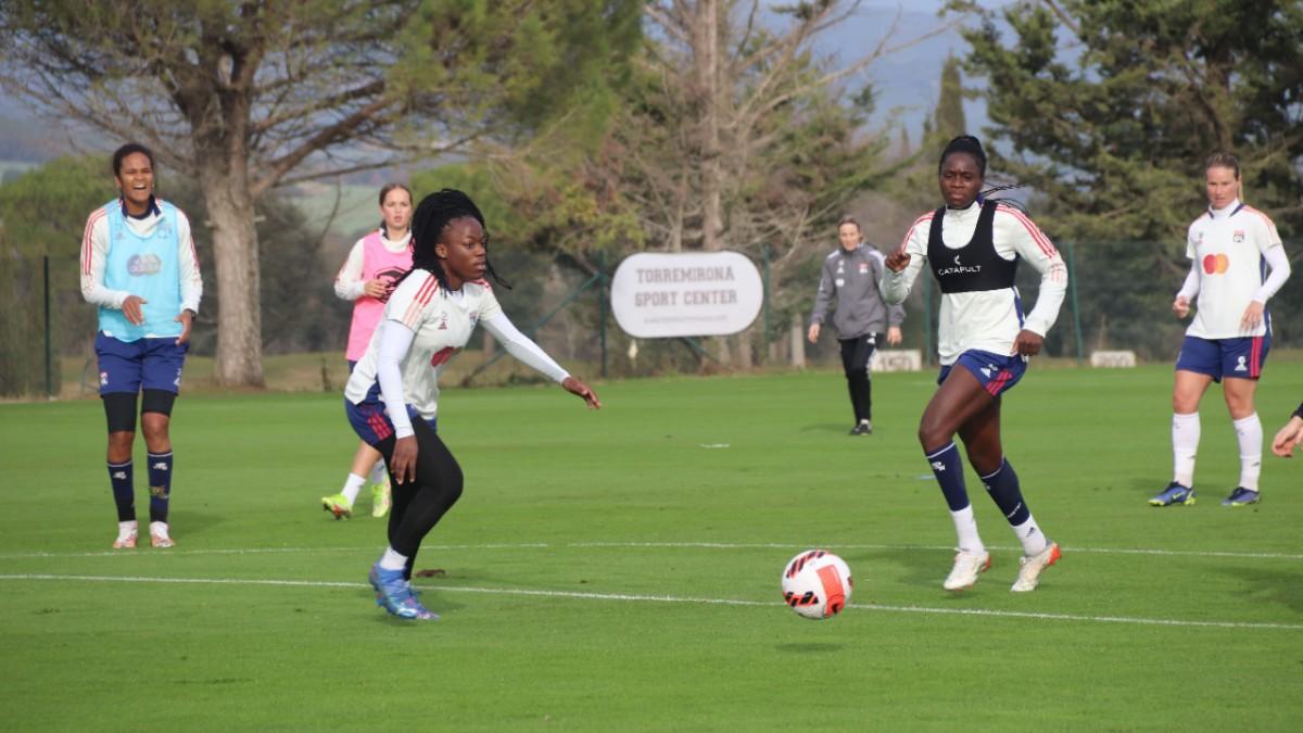 Imagen del entrenamiento celebrado esta mañana