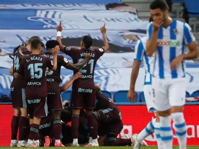 Las imágenes del Real Sociedad, 0 - Celta, 1
