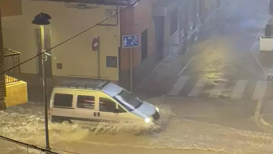 Las lluvias golpean con intensidad la provincia de Valencia