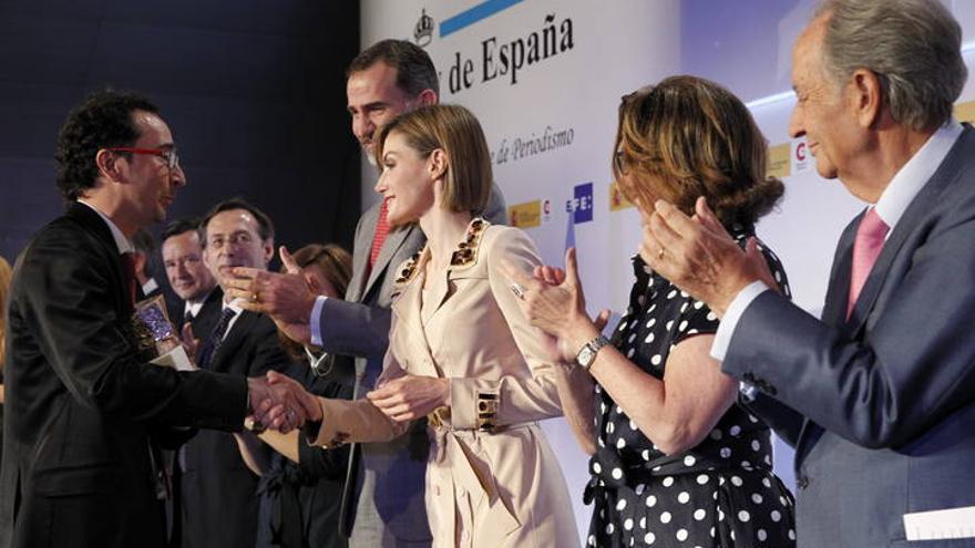 Los Reyes, en la entrega de los Premios Rey de España de Periodismo