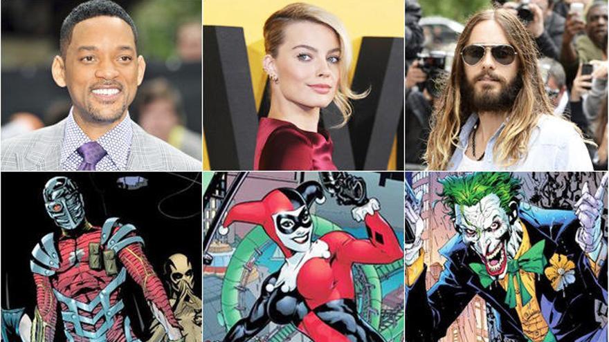 Algunos protagonistas de &#039;Suicide Squad&#039;.