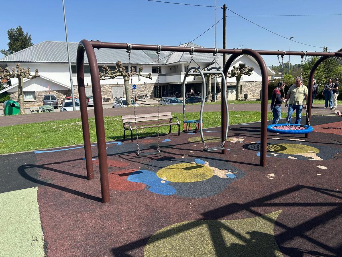 El parque de La Pedrera de Lieres, que será reformado