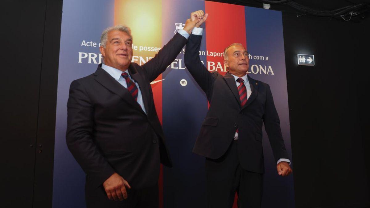 Laporta presenta 'Barça Play', la nueva plataforma audiovisual del club