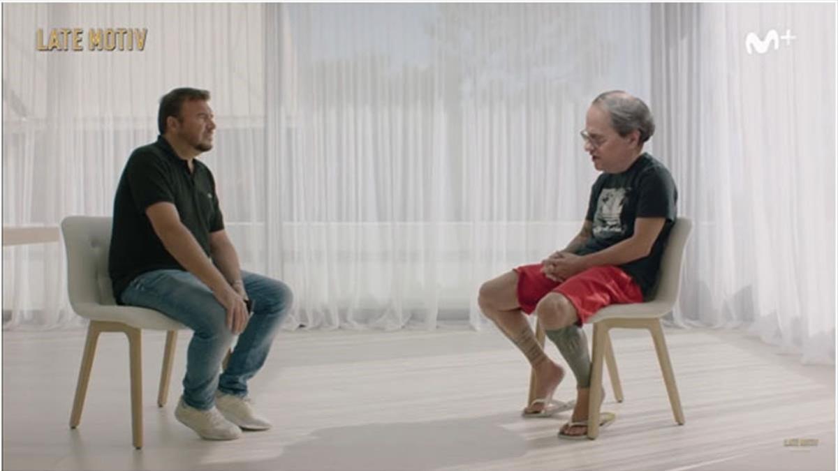 Torra, entre Messi, Bartomeu y Waterloo Tú y yo somos tres