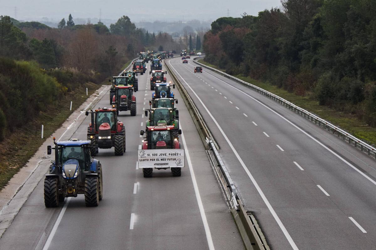 Tractorada a l´Eix Transversal