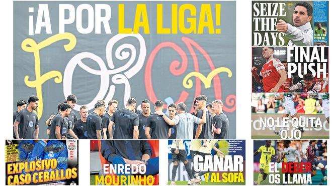 Las portadas de los periódicos deportivos hoy, sábado 2 de mayo: Sport, Marca, As y Mundo Deportivo