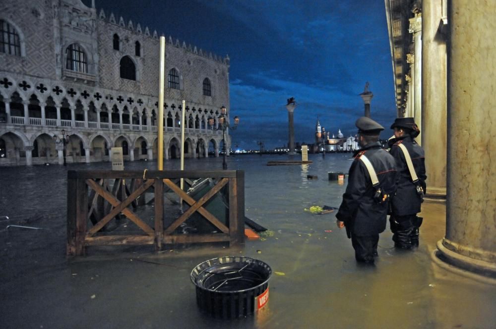 Graves inundaciones en Venecia